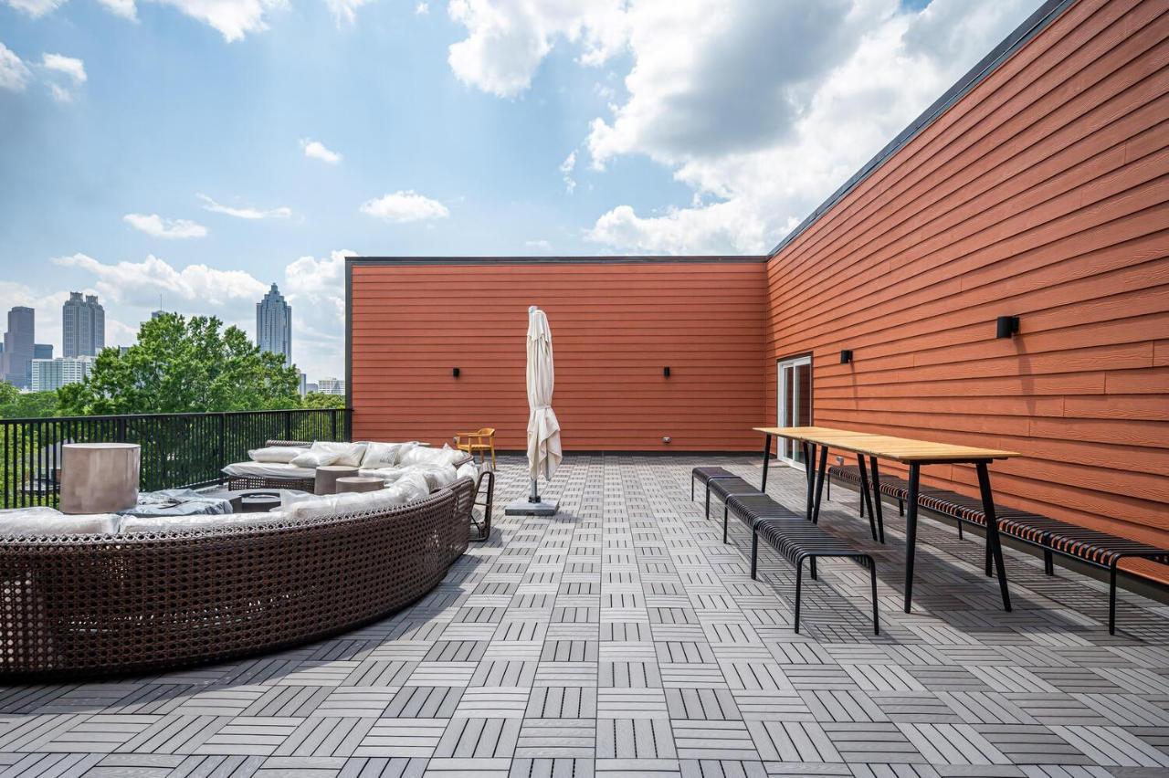 Downtown New-Built Roof-Top Balcony City View 525Pkwy Atlanta Exterior photo
